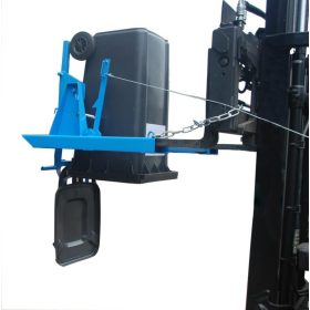   Hulladék tartály ürítő Kukabillentő targonca adapter - 120 literes - húzóköteles kivitel