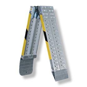 Összecsukható mobil rámpa 200 cm 200-475 kg/db max. 950 kg/pár teherbírás. Összehajtható hordozható 