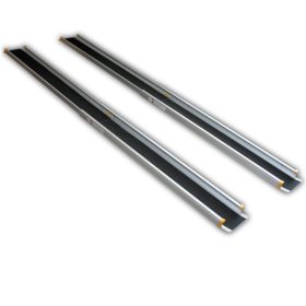   Teleszkópos mobil rámpa 1 db 152-274 cm 100 kg/db 200 kg/pár kerékpár, motor, kerekesszék, mozgássérült tolókocsi számára összetolható rámpa