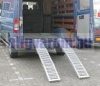 Nagy teherbírású alumínium mobil rámpa 210 cm 500 kg teherbírás 1000 kg/pár. Rámpa munkagép traktor fűnyíró motor 