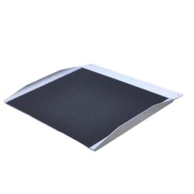   91 cm extra csúszásmentes felületű akadálymentes mobil rámpa 272 kg teherbírás felhajtó tolókocsi kerekesszék részére, nem összecsukható