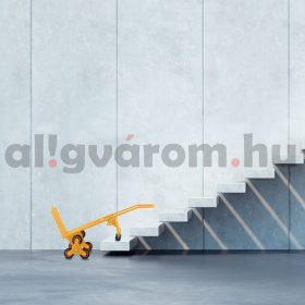   Lépcsőjáró molnárkocsi átalakítható kézikocsi 150 kg teherbírás sárga összecsukható szállítókocsi