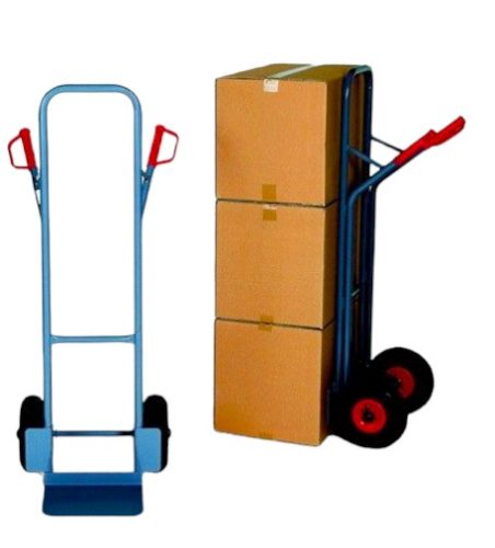 Molnárkocsi, nagy teherbírású kézikocsi 300 kg teherbírás. A rakodó felület mérete 32 x 25 cm 