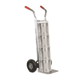   Alumínium molnárkocsi professzionális alumínium kézikocsi 150 kg teherbírás defektbiztos kerekekkel