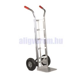   Alumínium molnárkocsi professzionális alumínium kézikocsi 150 kg teherbírás defektbiztos kerekekkel