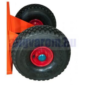   Terepjáró molnárkocsi nagy kerekekkel 300 kg kapacitású 490 x 1250 mm 