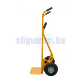   Két emberes, kettős fogantyúval rendelkező molnárkocsi defektgátló kerekekkel 250 kg teherbírású