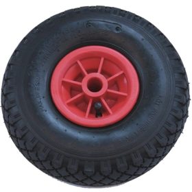   Ø 260 mm molnárkocsi kerék, kézikocsi, kiskocsi pótkerék 3.00-4 átmérő 260 mm fúvott műanyag felni, siklócsapágy