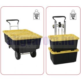   Molnárkocsi kézikocsivá átalakítható ipari kivitel alumínium 350-450 kg teherbírás ipari kivitel deffektmentes kerék