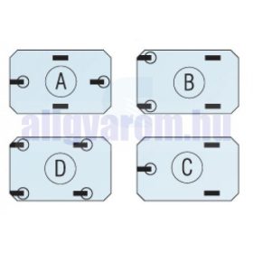   Szállodai- és mosodai kocsi 570 literes, polipropilén mosodai kocsi 1340 x 750 x 840 mm