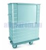 Szállodai- és mosodai kocsi 1100 literes,  könnyűfém lemezből 1410 x 730 x 1515 mm