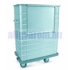 Szállodai- és mosodai kocsi 1100 literes, könnyűfém lemezből 1410 x 730 x 1515 mm