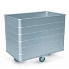 Szállodai- és mosodai kocsi 480 literes, könnyűfém lemezből 1180 x 685 x 850 mm