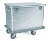 Szállodai- és mosodai kocsi 350 literes, 270°-os csuklós fedéllel könnyűfém lemezből 1090 x 720 x 910 mm