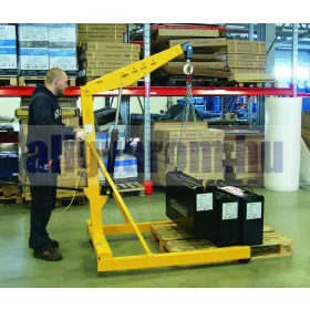   Motorkiemelő mobil daru EUR raklap befér a lábai közé 1000 kg teherbírás más néven zsiráf