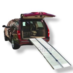   Mozgáskorlátozott rámpa 213 cm mozgássérült tolókocsi kerekesszék felhajtó rámpa hosszában és keresztben is összecsukható összehajtható