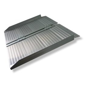   Mozgáskorlátozott rámpa 91 cm hordozható feljáró 270 kg mozgássérült tolókocsi kerekesszék - hosszában összecsukható és összehajtható