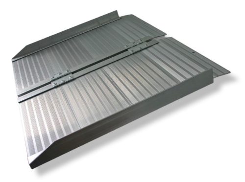 Mozgáskorlátozott rámpa 91 cm hordozható feljáró 270 kg mozgássérült tolókocsi kerekesszék - hosszában összecsukható és összehajtható