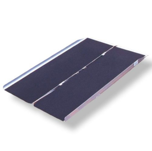 Mozgáskorlátozott rámpa 91 cm hordozható feljáró 275 kg mozgássérült tolókocsi kerekesszék - hosszában összecsukható EXTRA csúszásmentes