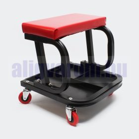   Műhelyszék gurulós ülőke szerszámtartóval 37,5x36x38,5 cm 150 kg teherbírással 