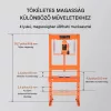 6 tonnás hidraulikus műhelyprés H-keretes asztali prés állítható munkaasztallal