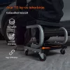 Alacsony gurulós műhelykocsi ülőkével 113 kg teherbírás, szerszámtárolóval