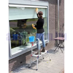   Összecsukható munkaállvány szerszámtálcával 75x30x50 cm szerelőállvány fellépő létra