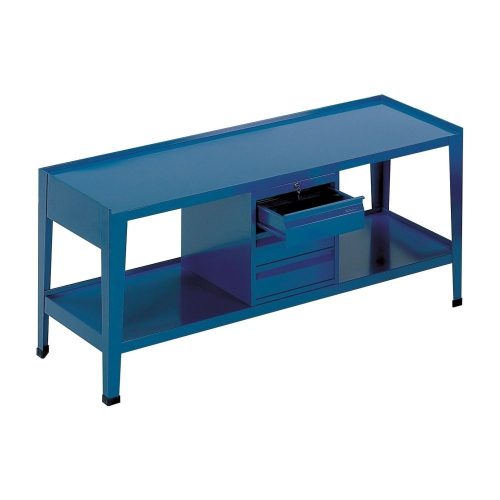 Fiókos műhelyasztal ipari kivitel fiókos szekrénnyel 800 kg teherbírású munkaasztal 250x70x90 cm CORTI TOP
