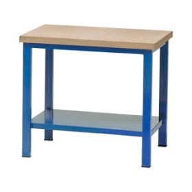   Műhelyasztal ipari kivitel 40 mm rétegelt lemez munkalap 700 kg teherbírású munkaasztal 100x75x88 cm CORTI STONE 