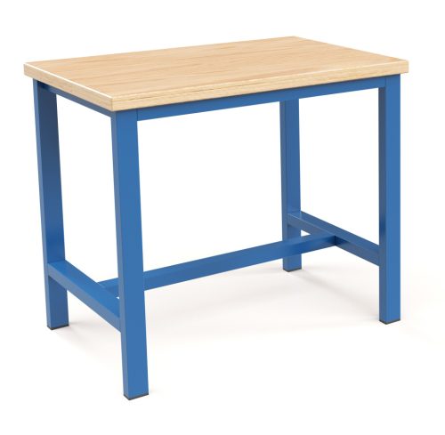 Műhelyasztal ipari kivitel 40 mm rétegelt lemez munkalap 700 kg teherbírású munkaasztal 100x70x88 cm CORTI STONE 