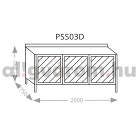   Fiókos műhelyasztal ipari kivitel 2000 mm 1500 kg állítható magasság tölgyfa asztallap