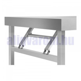   Összecsukható rozsdamentes munkaasztal 70 x 120 cm 215 kg teherbírású 