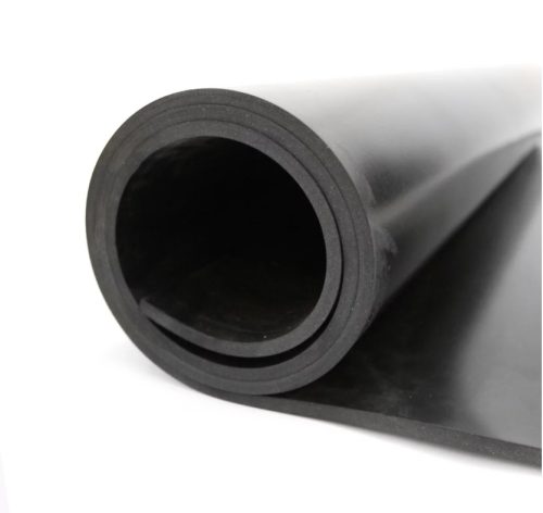 NBR 4,5x1400 mm Olajálló sima gumilemez fekete 10 m tekercs, méterenkénti ár! 