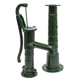   Nortonkút klasszikus öntöttvas kézi szivattyú magasító talppal 28 liter/perc 6 méter szívómélységű Norton kerti kút