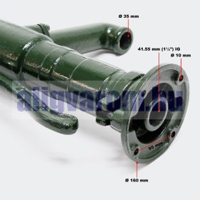   Nortonkút klasszikus öntöttvas kézi szivattyú 28 liter/perc 6 méter szívómélységű Norton kerti kút