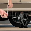 Lakókocsi ollós emelő készlet 4082 kg teherbírású 2 db lakóautó stabilizátor emelővel