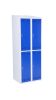Öltözőszekrény. Swed-2x2DOOR acél szekrény 2 x 2 ajtós 1920 x 700 x 550 mm