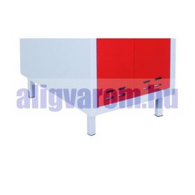   Öltözőszekrény szürke-kék Swed-2x5DOOR acél szekrény 2x5 ajtós 1920x700x550 mm