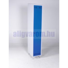 Öltözőszekrény. Swed-1 acél szekrény 1 ajtós 1 db tároló polccal 1920 x 350 x 550 mm