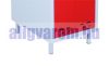 Öltözőszekrény Swed-2 szürke-kék acél szekrény 2 személyes 1-1 db tároló polccal 1920x700x550 mm