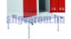 Öltözőszekrény. Swed-2 acél szekrény 2 személyes 1-1 db tároló polccal 1920 x 700 x 550 mm