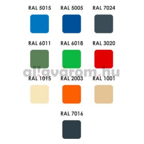   Öltözőszekrény L-típusú acél szekrény 4 személyes 1800x800 mm szürke színben