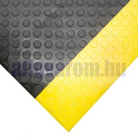   Orthomat Dot munkavédelmi szőnyeg fekete-sárga álláskönnyítő fáradtságcsökkentő csúszásgátló