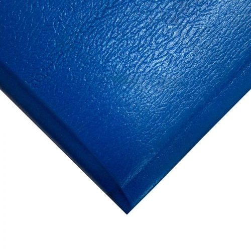 Orthomat Premium munkavédelmi szőnyeg kék 0,9 m széles álláskönnyítő fáradtságcsökkentő csúszásgátló