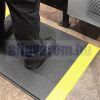 Orthomat standard munkavédelmi szőnyeg Fekete-sárga álláskönnyítő fáradtságcsökkentő csúszásgátló