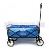 Összecsukható kézikocsi, strandkocsi, kirándulókocsi nagy méretű, önbeálló kerekekkel, kerti kiskocsi. Csak 10 kg! kék színben. Huzata levehető, mosható.