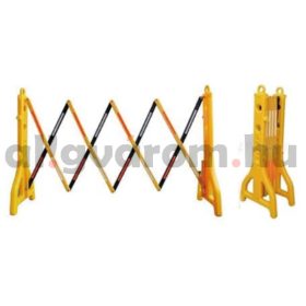   Műanyag összecsukható mobil kordon 2400x960 mm terelőkorlát S13