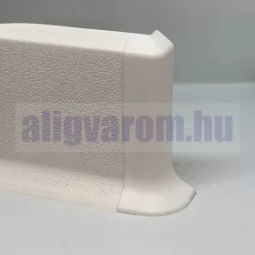 Padlószegély SOFT végzáró fehér műanyag