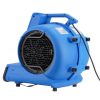  Ipari padlóventilátor 2600 CFM légáramlással – 1250 fordulat/perc, 3 fokozat, 4 állítható fúvószög, időzítővel, 6 m kábellel, 500 W teljesítménnyel