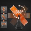  Ipari dobventilátor 8700 CFM teljesítménnyel – 3 sebességfokozat, 360°-ban dönthető fej, 145 W motor, halk működés, mobil kivitel 78 × 71 × 32 cm méretben